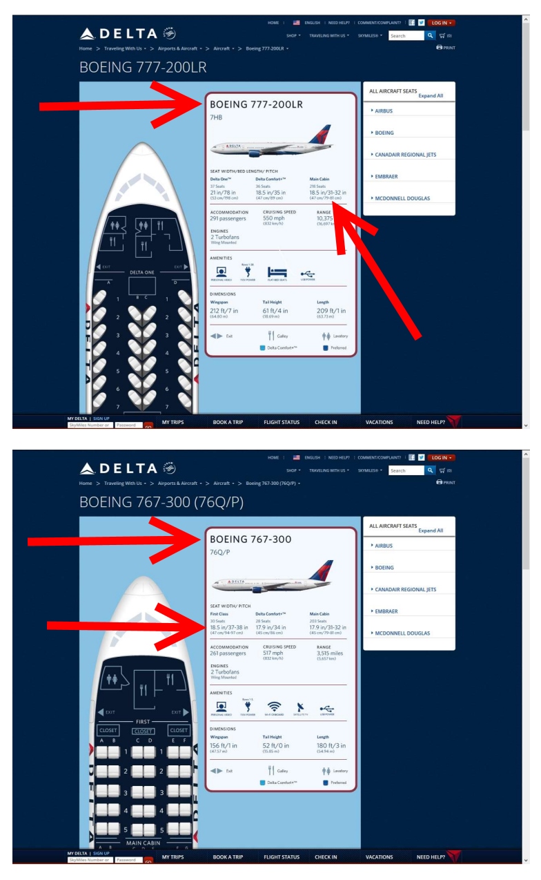 Delta is bragging about OFCMB seat choices & what Delta 1st class seat = same as coach?