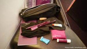 Virgin Atlantic Upper Class amenity kit A330 Delta Points blog