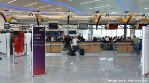Virgin Atlantic check-in at Atlanta ATL airport pre-security 2
