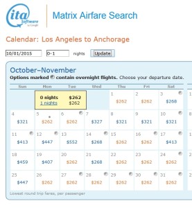 lax to anc via msp delta mileage run