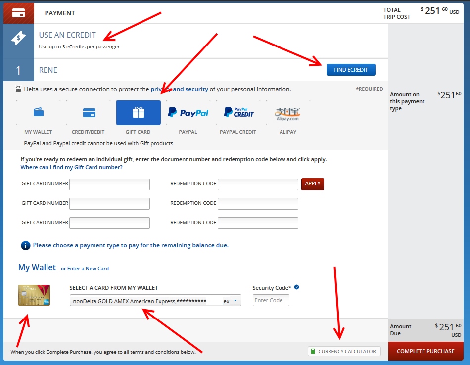 simpler payment options delta-com - Eye of the Flyer