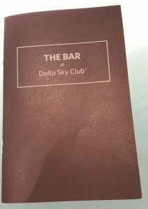 the BAR at Delta SkyClub Delta Points blog review (1)