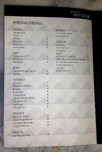 the BAR at Delta SkyClub Delta Points blog review (5)