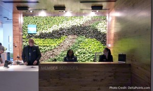 Centurion Club Miami Reception desk delta points blog