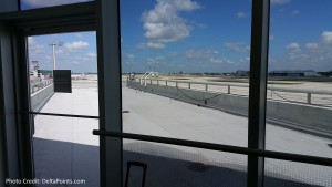 Centurion Club Miami closed outside area left of entrance delta points blog