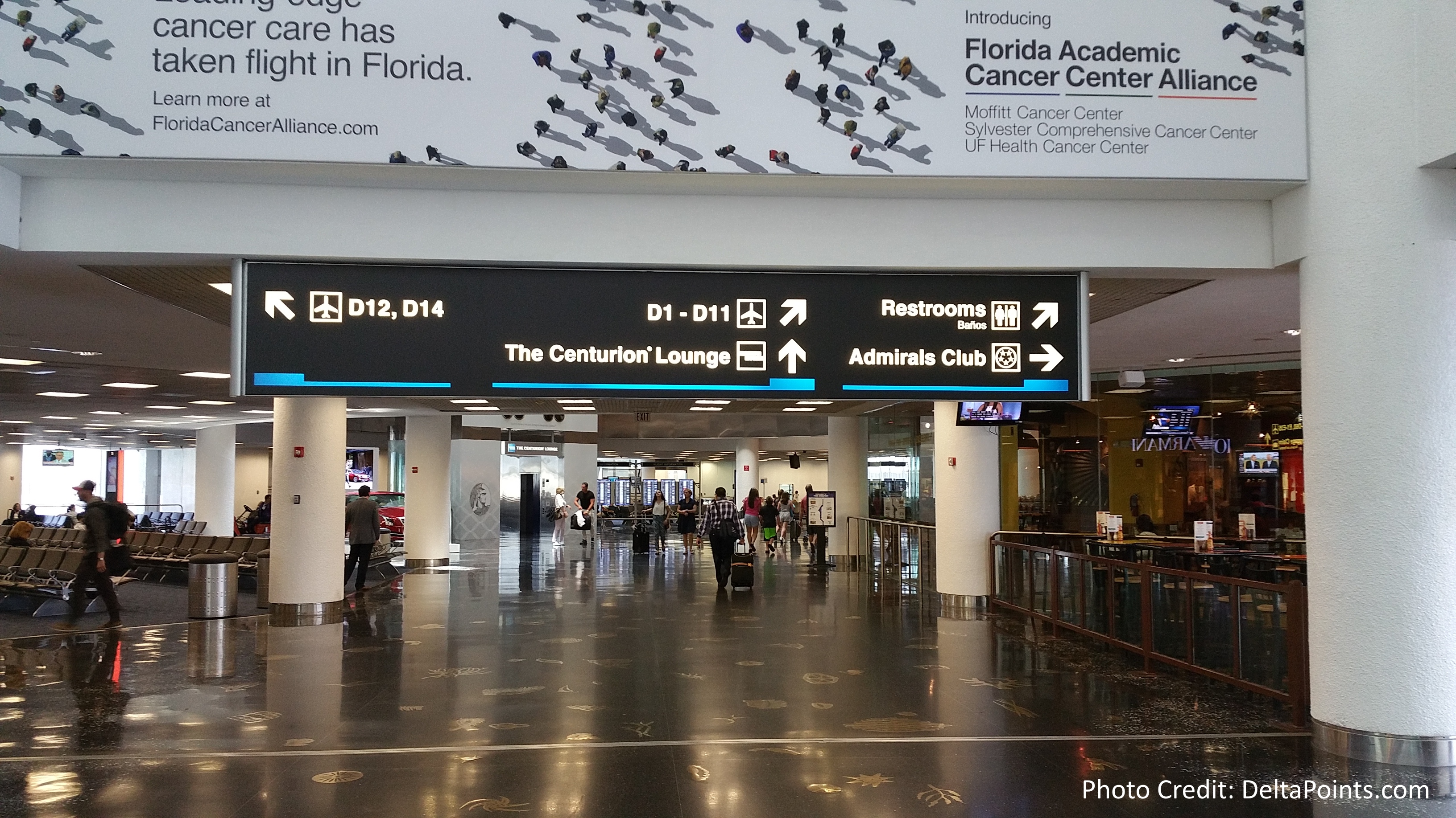 American Express Centurion Club Miami MIA review & access for Delta flyers (how to get to the club)