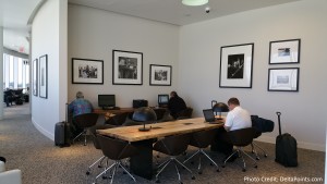 Centurion Club Miami left of entrance work area