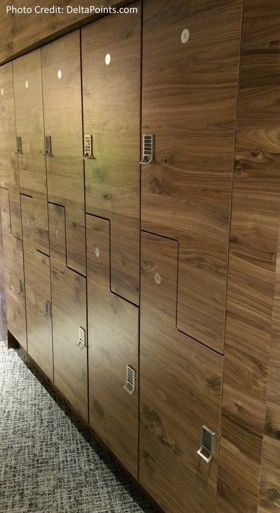 Centurion Club Miami lockers left of reception delta points blog Eye