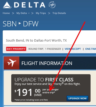 DISTURBING Delta FCM trend with 1st class up-sells. Medallion®s upgrades will suffer more than ever!