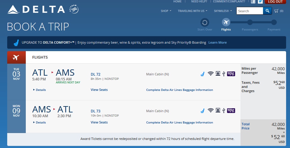 ALERT: Delta offering 42,000 SkyMile RT coach seats to Europe #KeepClimbing! LESS THAN LEVEL 1 awards!