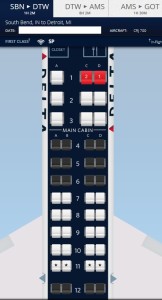 c+ seats and exit blocked now delta map