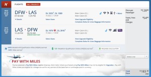 coach dfw to dtw to las