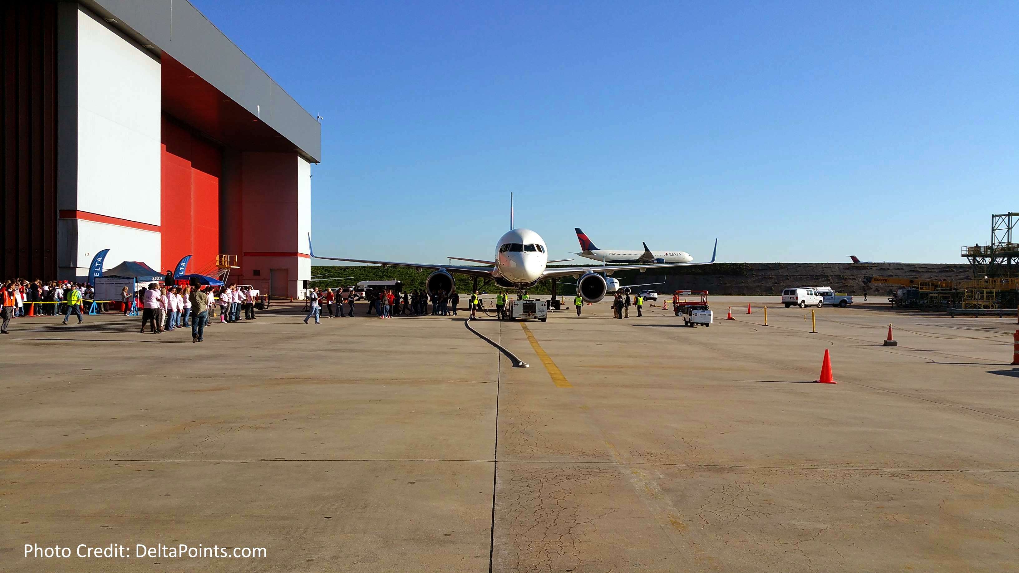 I went totally “Plane Crazy” at the Delta Charity Jet Pull – by Noah Mark