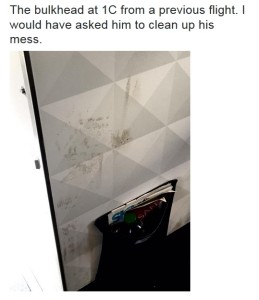 feet on bulkhead wall dirty