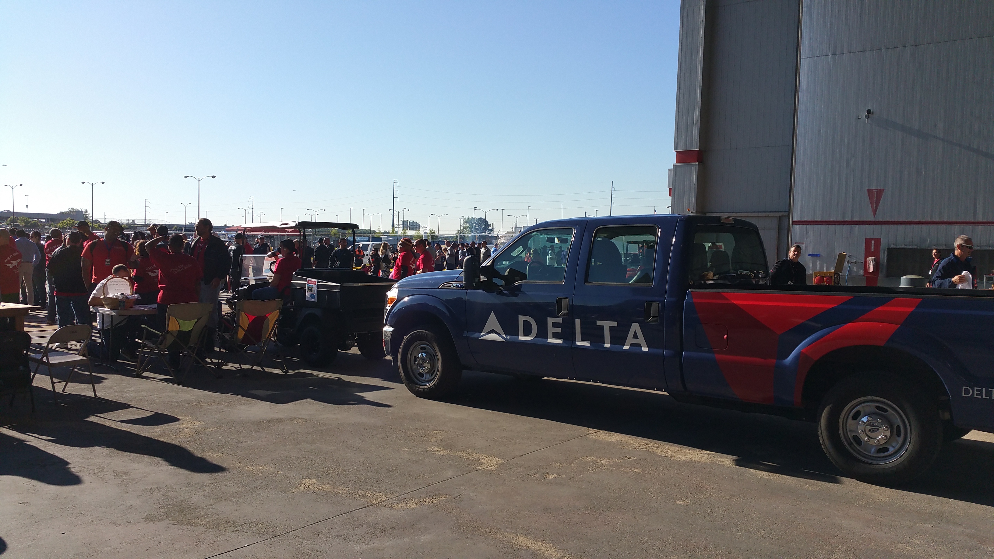 I went totally “Plane Crazy” at the Delta Charity Jet Pull – by Noah Mark