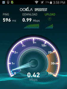 slow gogo service on delta speed test