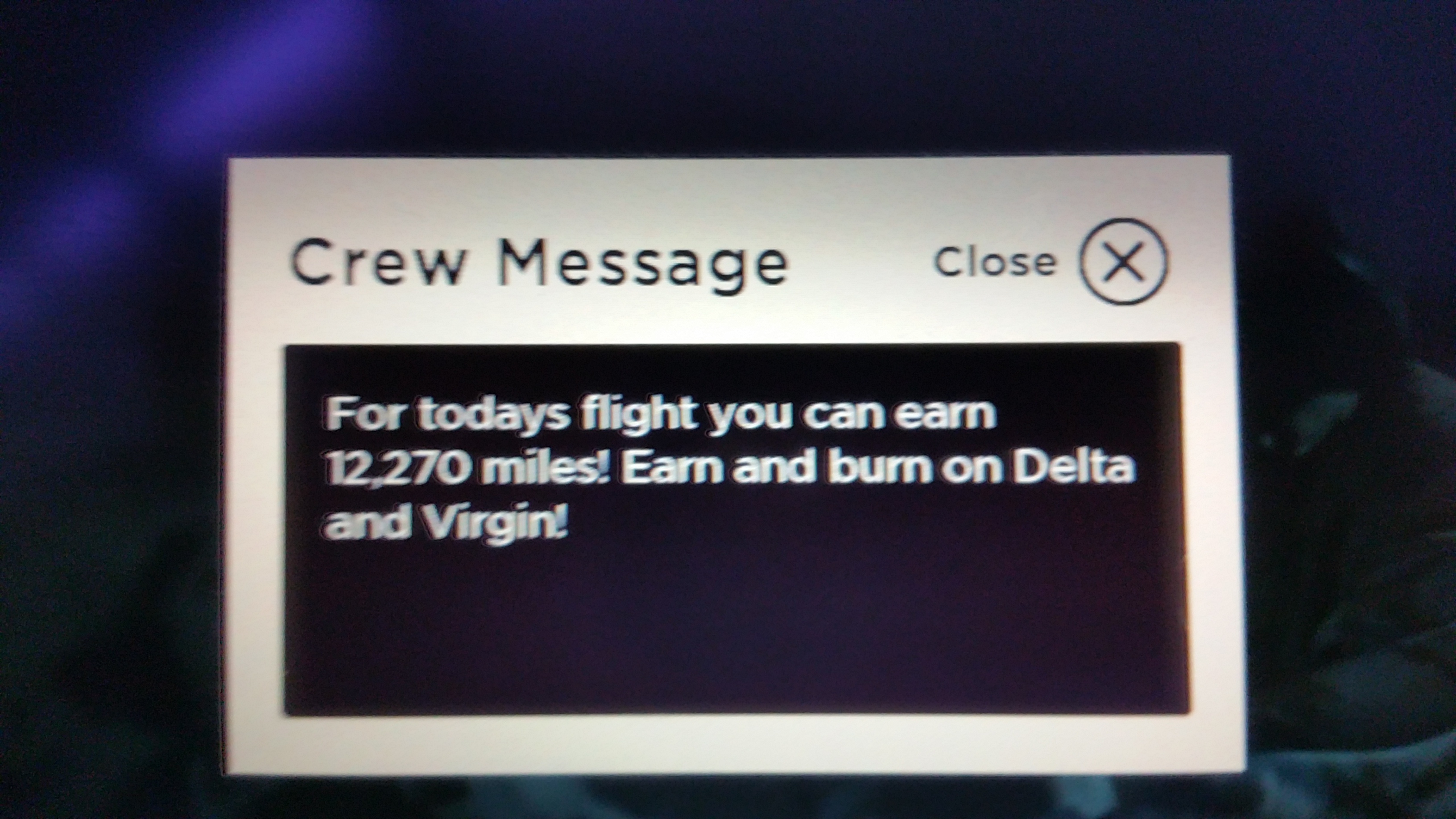 Virgin Atlantic Upper Class Manchester to Atlanta