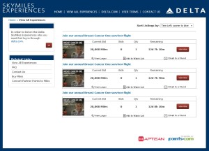 amazing skymiles experiences event for breast cancer one