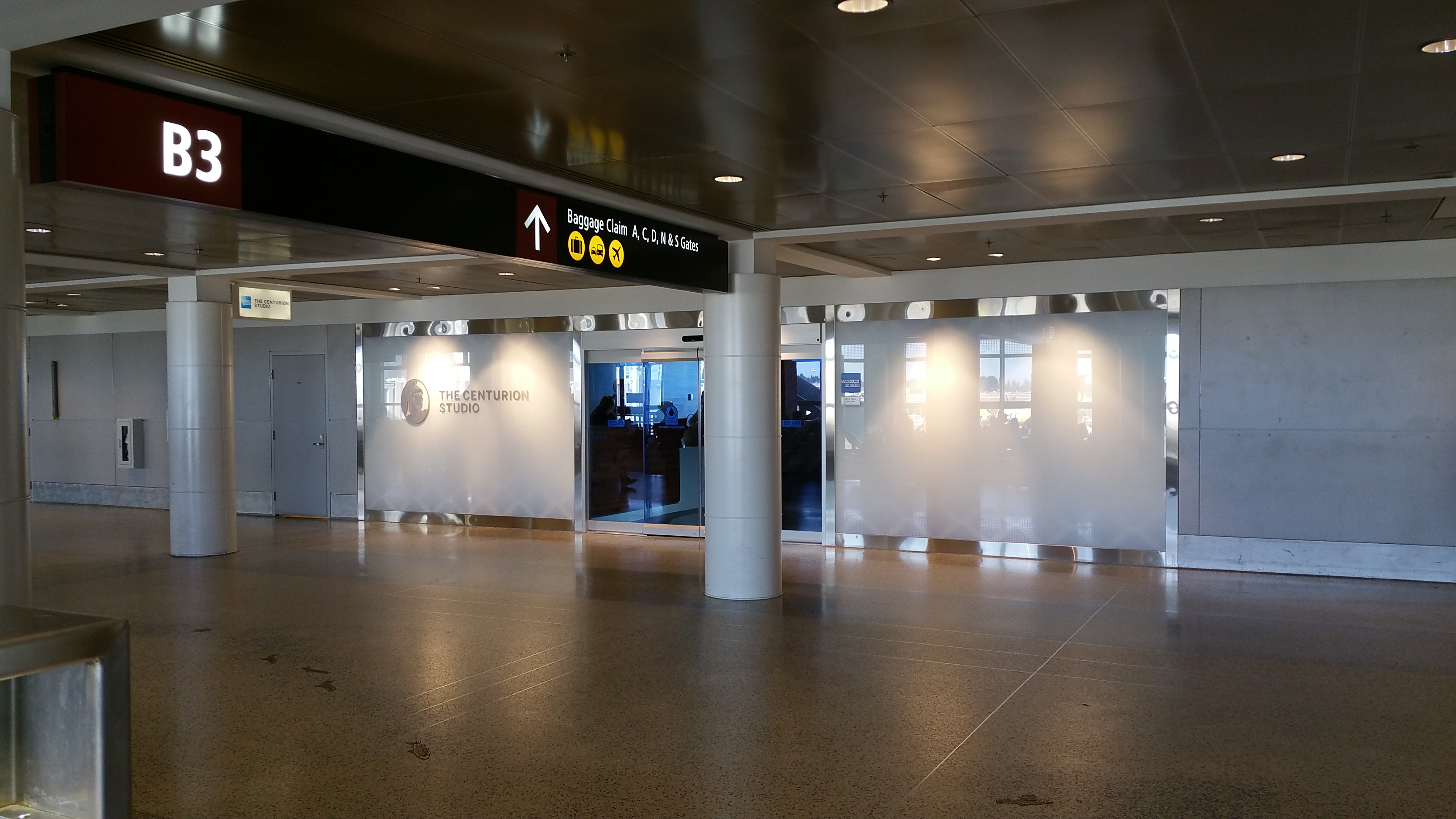 American Express Centurion Studio Seattle SEA airport review