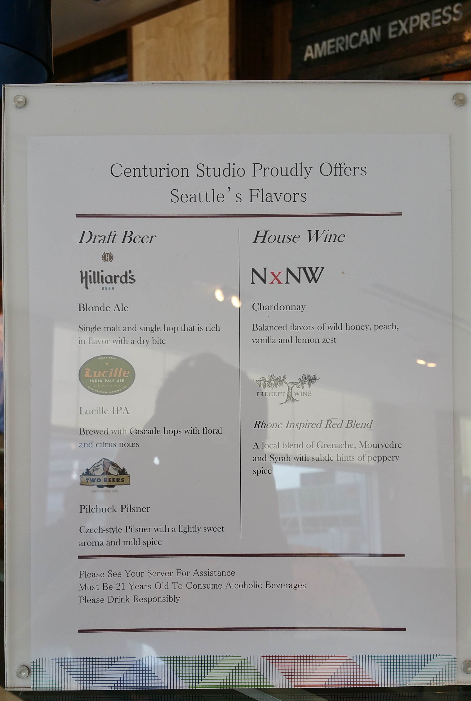 American Express Centurion Studio Seattle SEA airport review