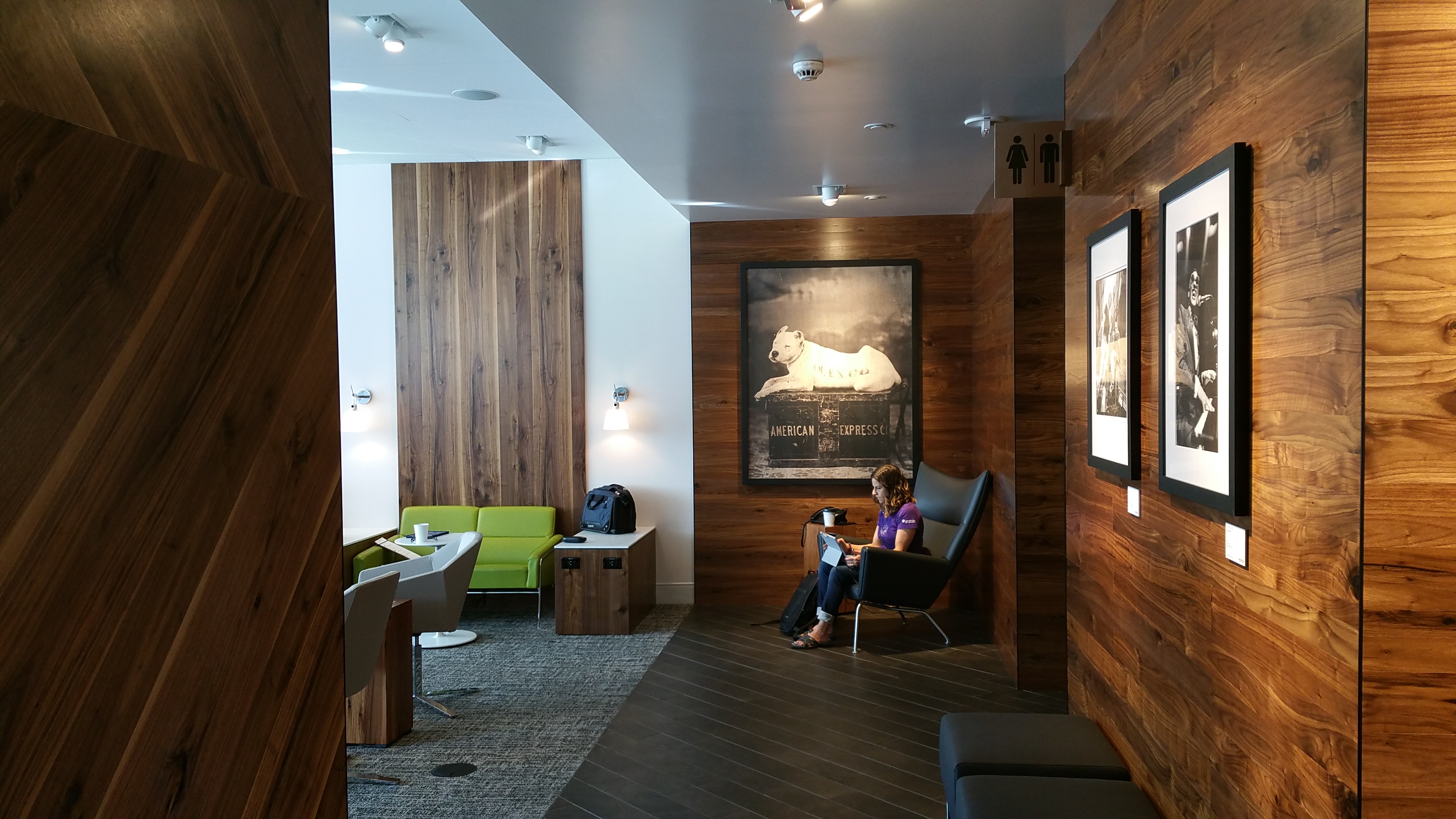 American Express Centurion Studio Seattle SEA airport review