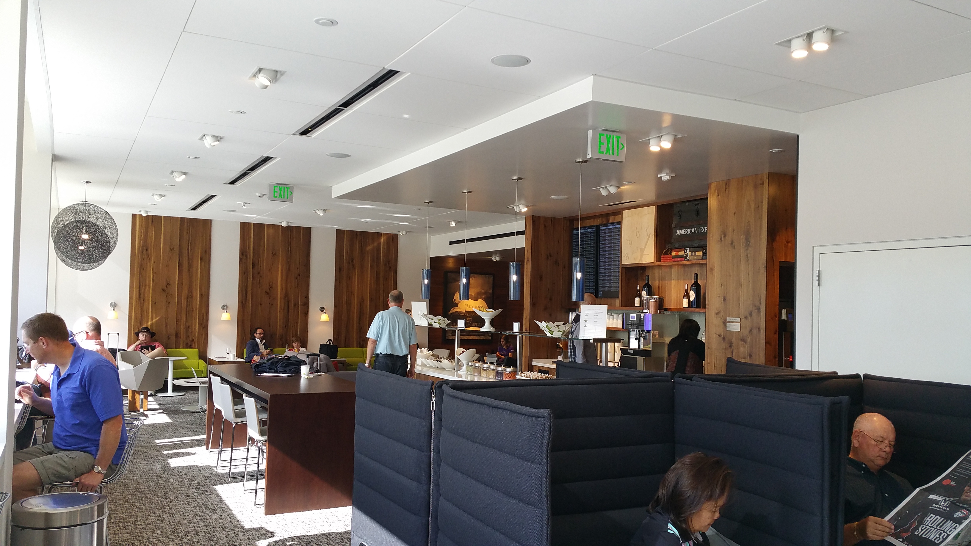 American Express Centurion Studio Seattle SEA airport review