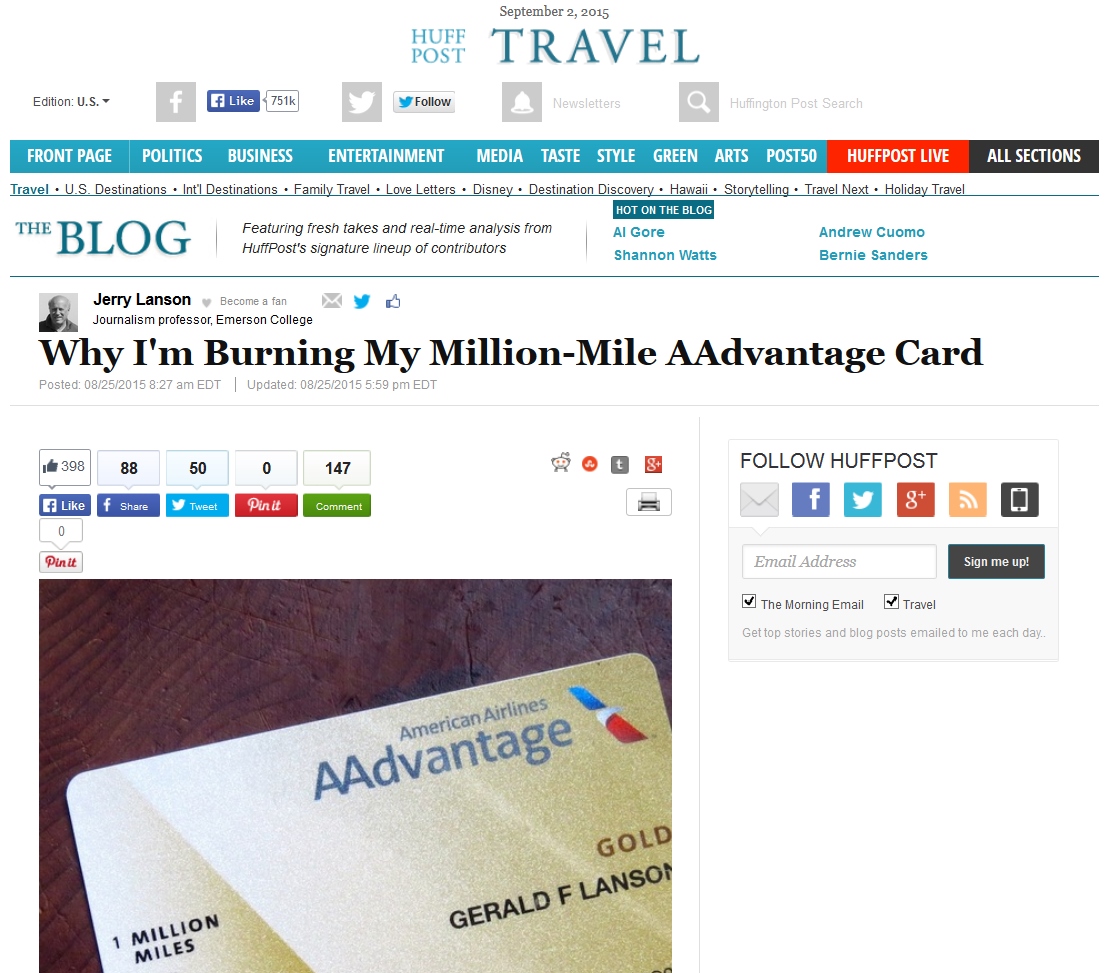 Rookie Wednesday: These are the kinds of people who should not “play” with frequent flyer points!