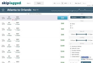 skiplagged atl to mco NOT a basic eFare - price was pretax