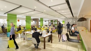 Artists rendering of new ESCAPE lounge MSP Minneapolis Airport (2)