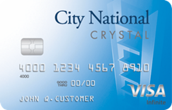 100,000 POINT Crystal® Visa Infinite® Card offer is LIVE from City National Bank!