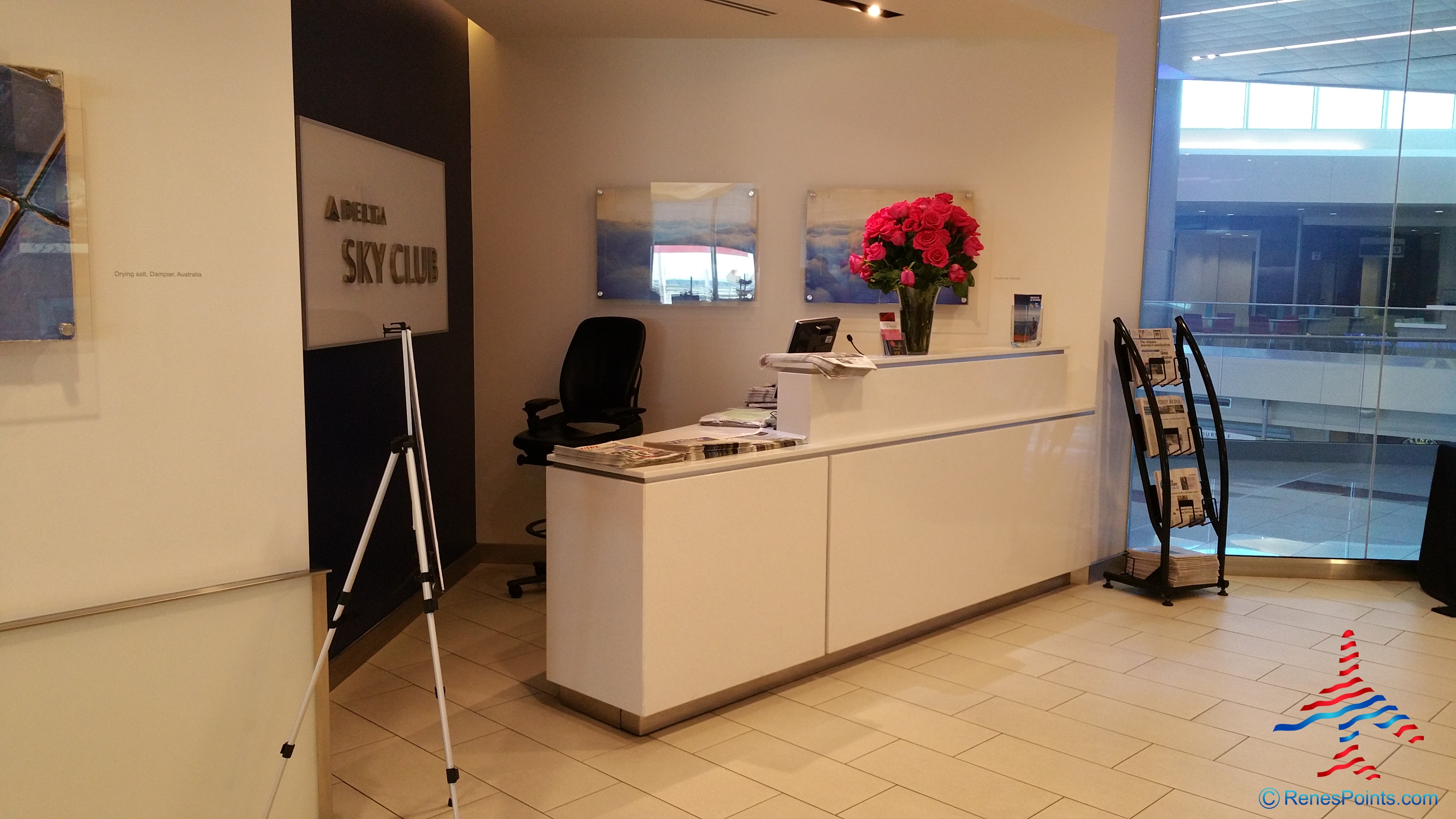 Delta Sky Club Atlanta ATL F International concourse Review by Renes Points