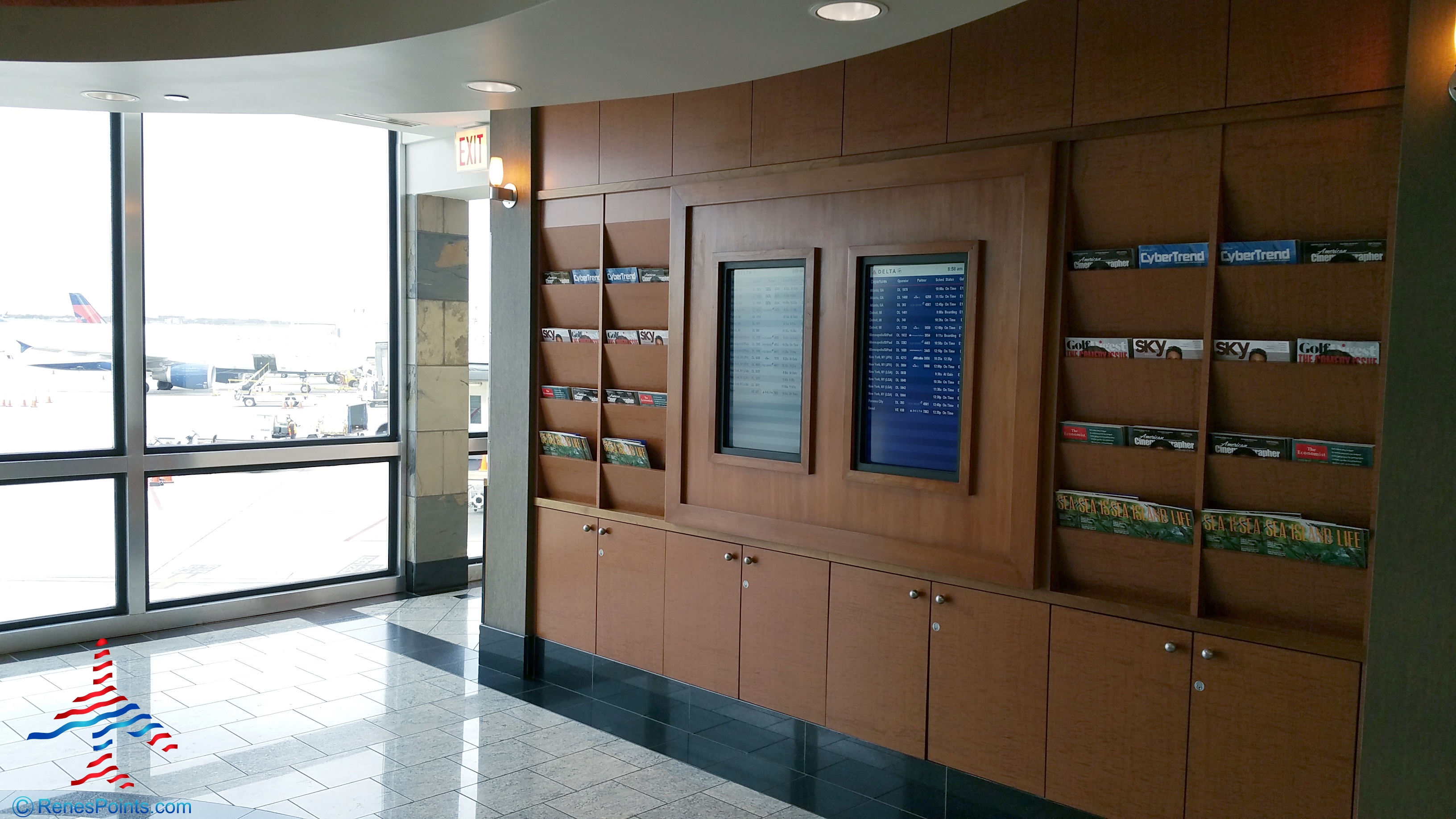Delta Sky Club Chicago O’Hare Airport review by RenesPoints