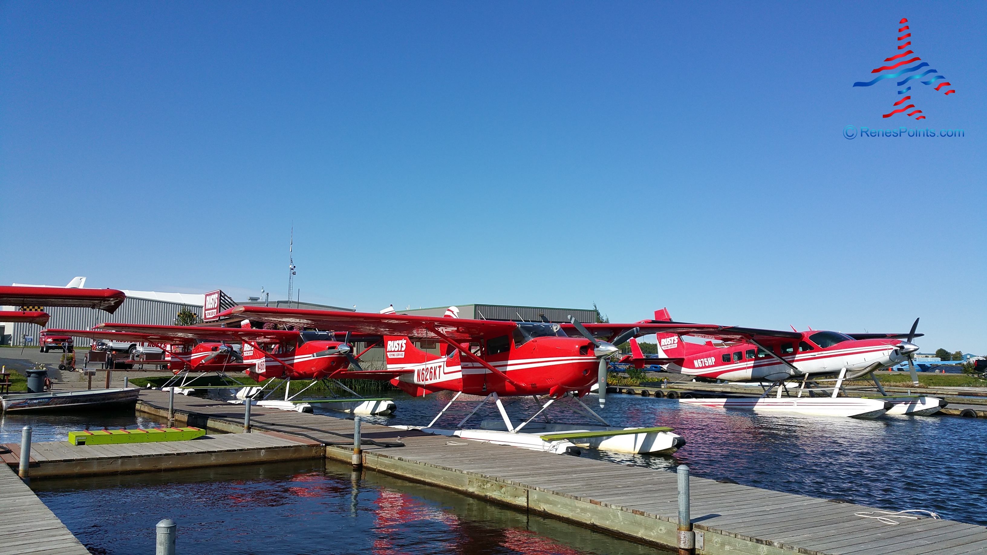 Ever been on a float plane in Alaska? Try Rust’s Flying Service – Yeah it’s really cool!