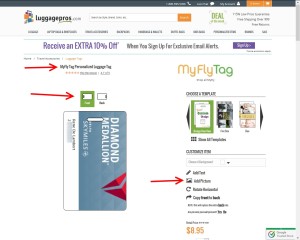 front of delta skymiles card