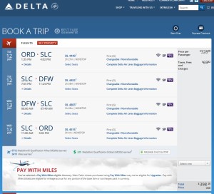 price drop ord to dfw