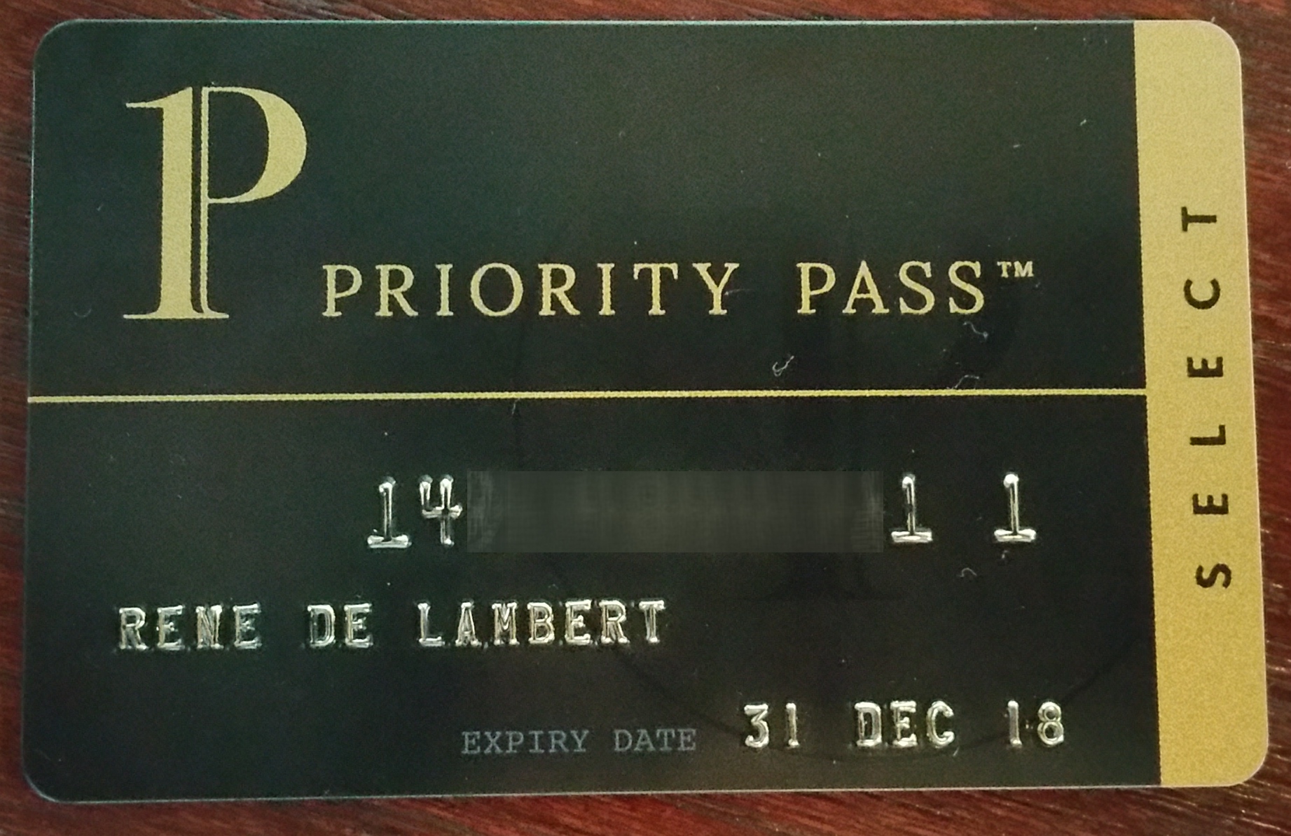 Priority Pass, The Platinum Card