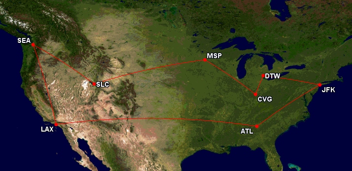 Need a custom Delta Elite Mileage Run from YOUR home airport? Here is how!