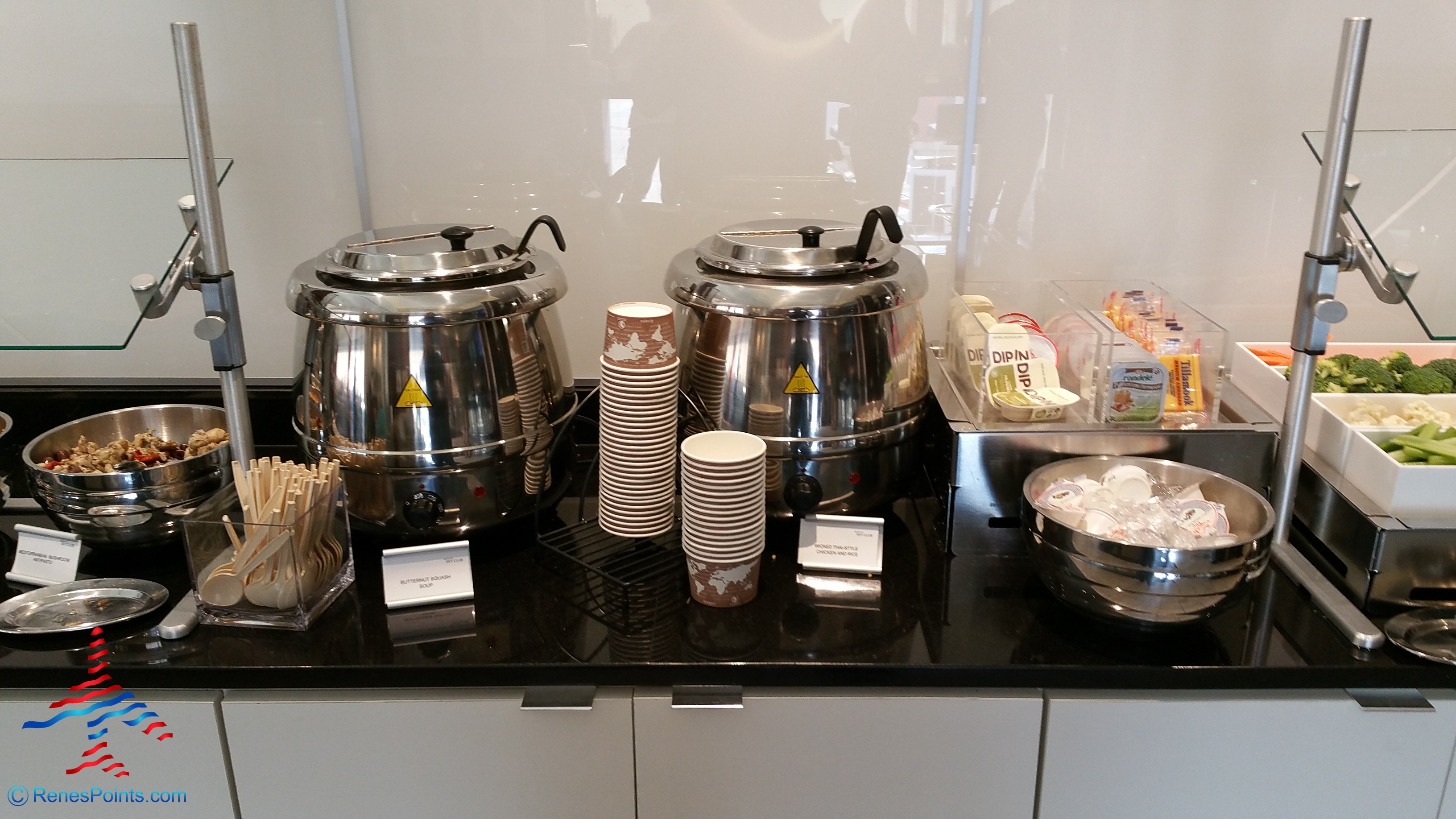 Delta Sky Club Atlanta ATL D concourse near D12 Review by Renes Points