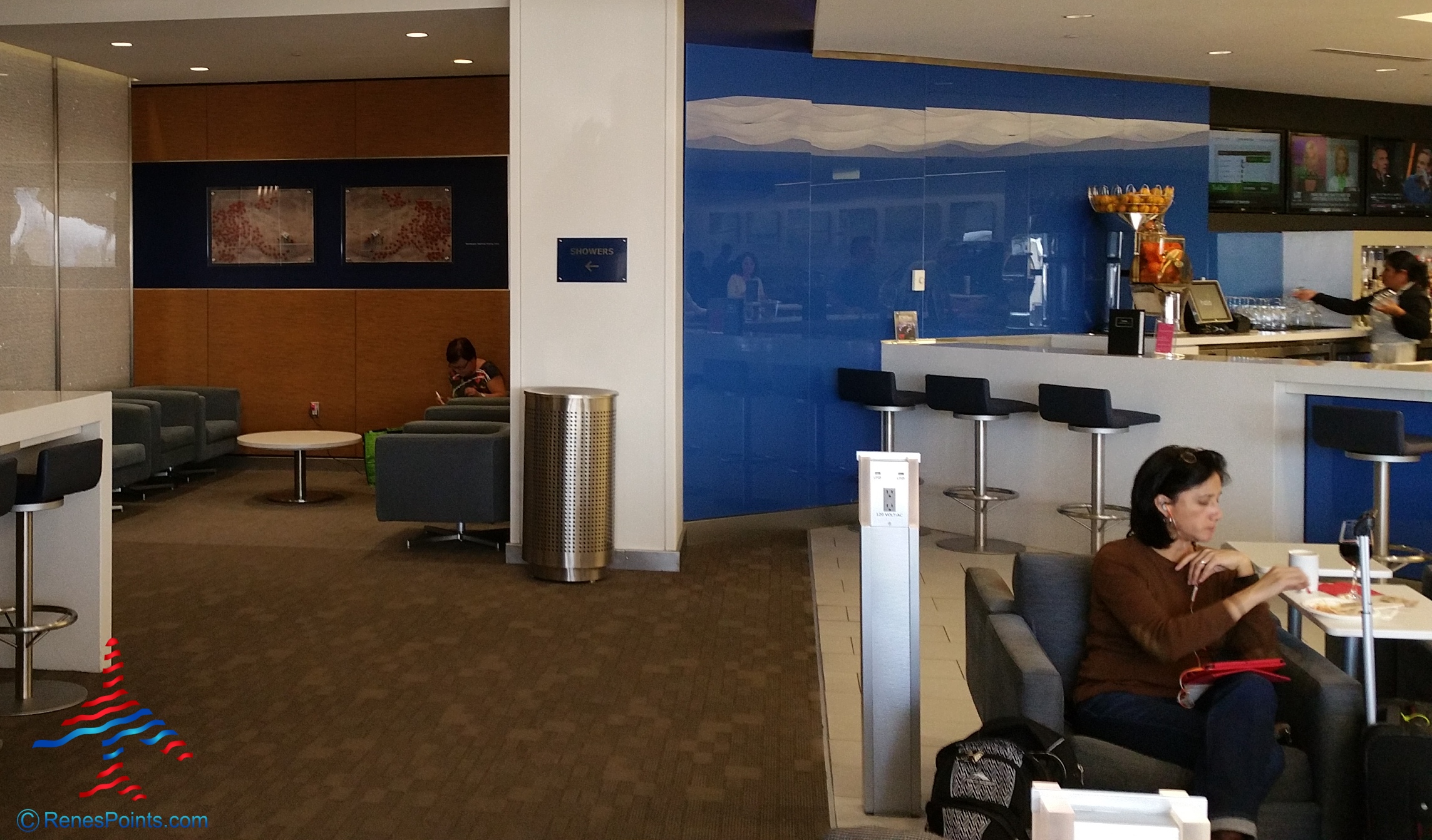 Delta Sky Club Atlanta ATL E concourse Review by Renes Points