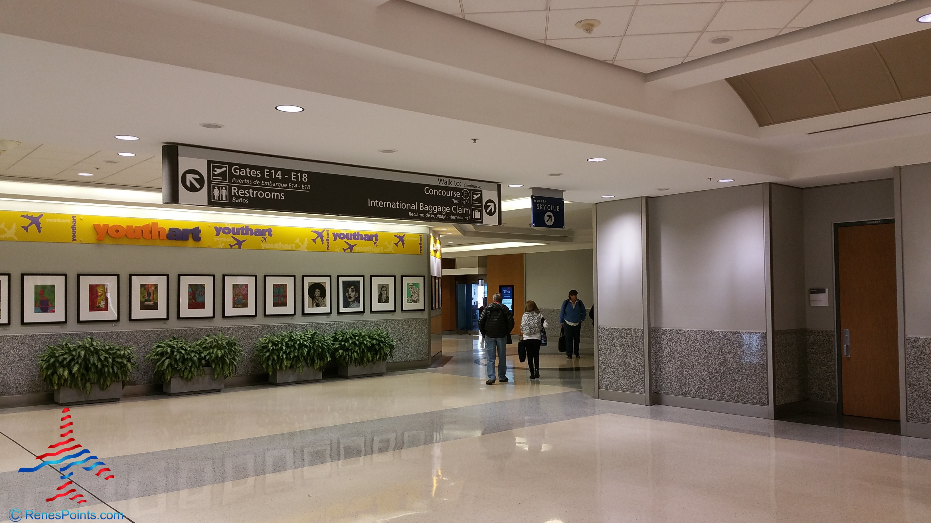 Delta Sky Club Atlanta ATL E concourse Review by Renes Points