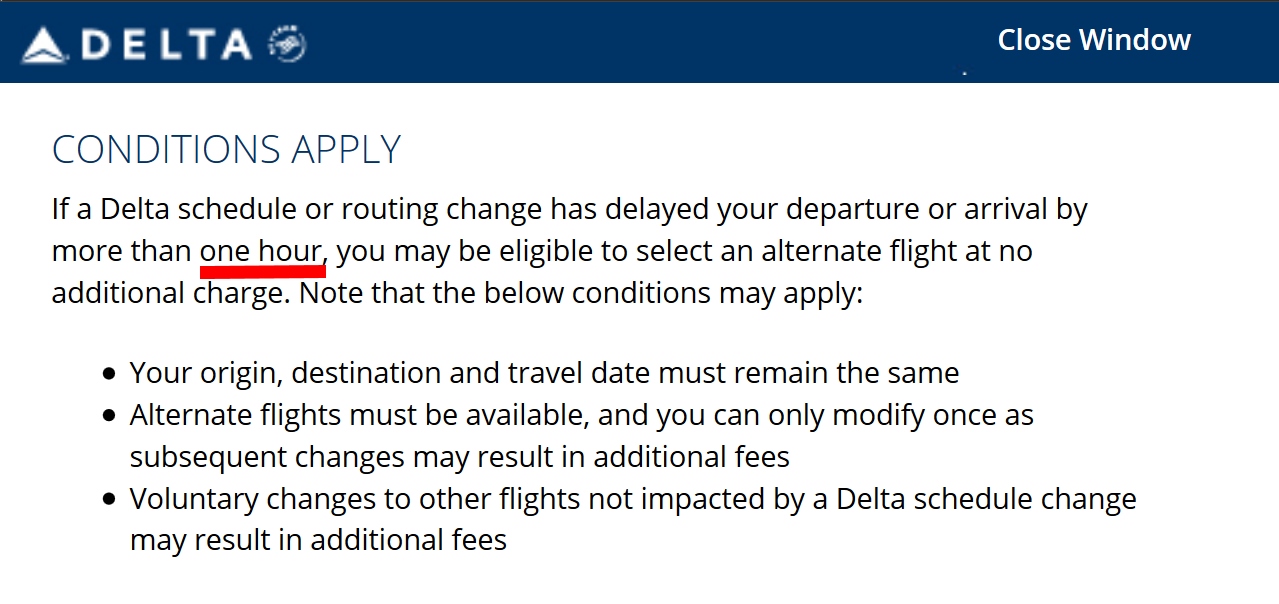 delta schedule change travel agent