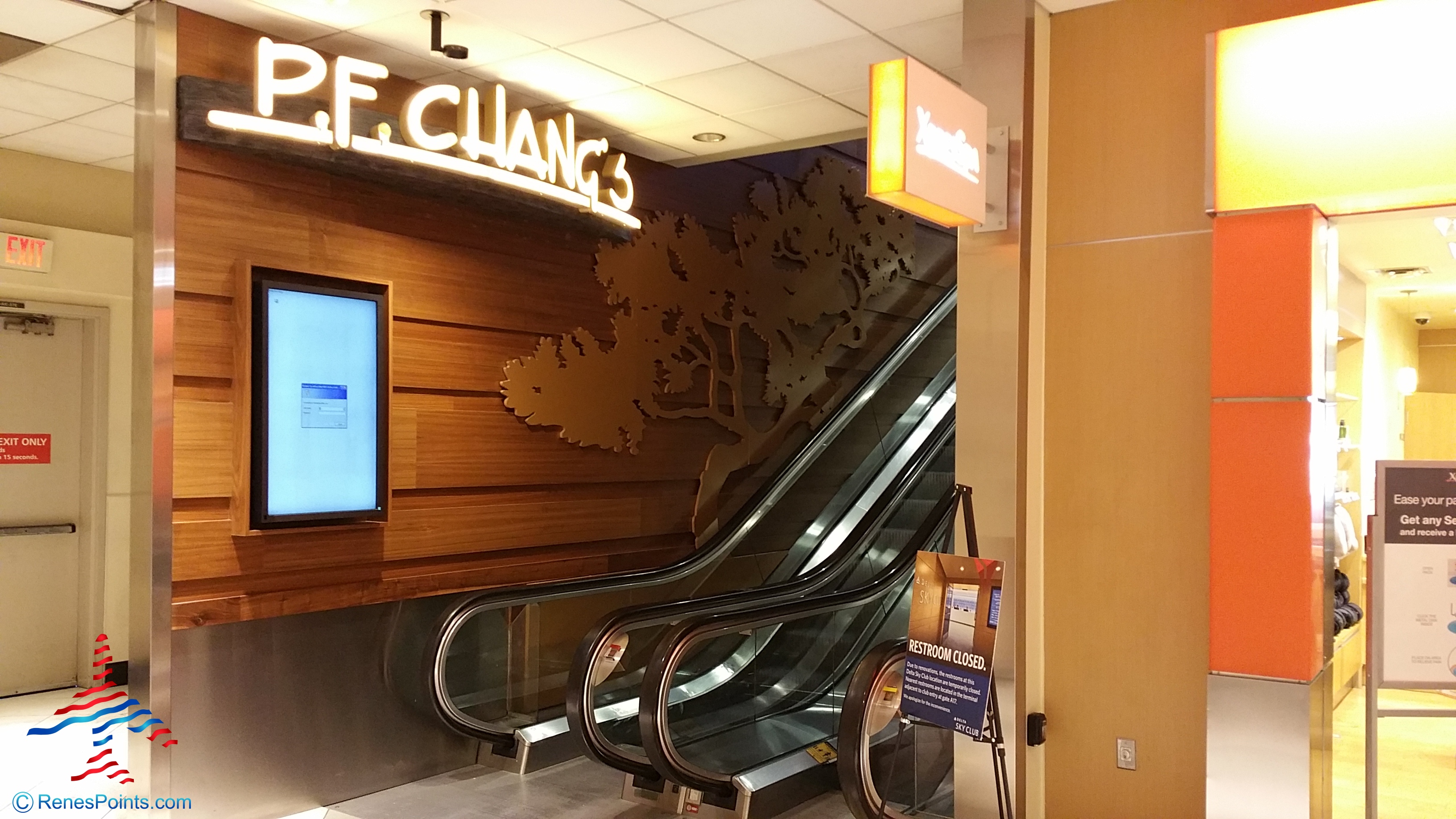 Delta Sky Club Atlanta ATL A concourse Center Review by Renes Points