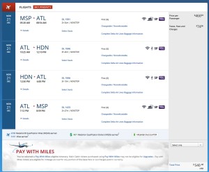 msp to hdn 1st class