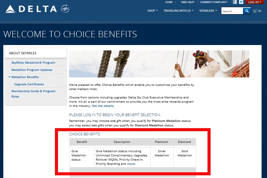 one of the delta diamond medallion choice benefits gift gold medallion
