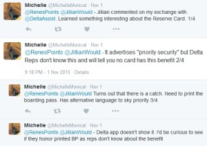 tweets about reserve card priority security