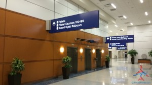 Elevators to lobby and your room grand hyatt dfw renes points blog review