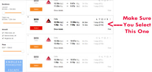 Salt Lake City to FLL Kayak (Dec 21 2015)