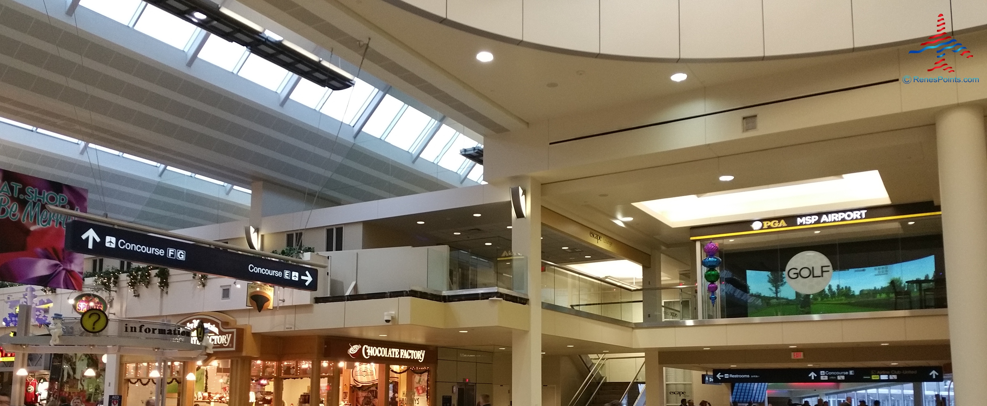 Escape lounge now open at Minneapolis MSP Airport. Opening day review by Eye of the Flyer