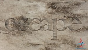 at the entrance to Escape Lounge MSP