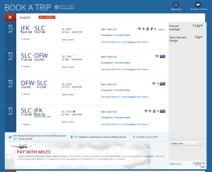 delta-com jfk to dfw via slx 2x early depart